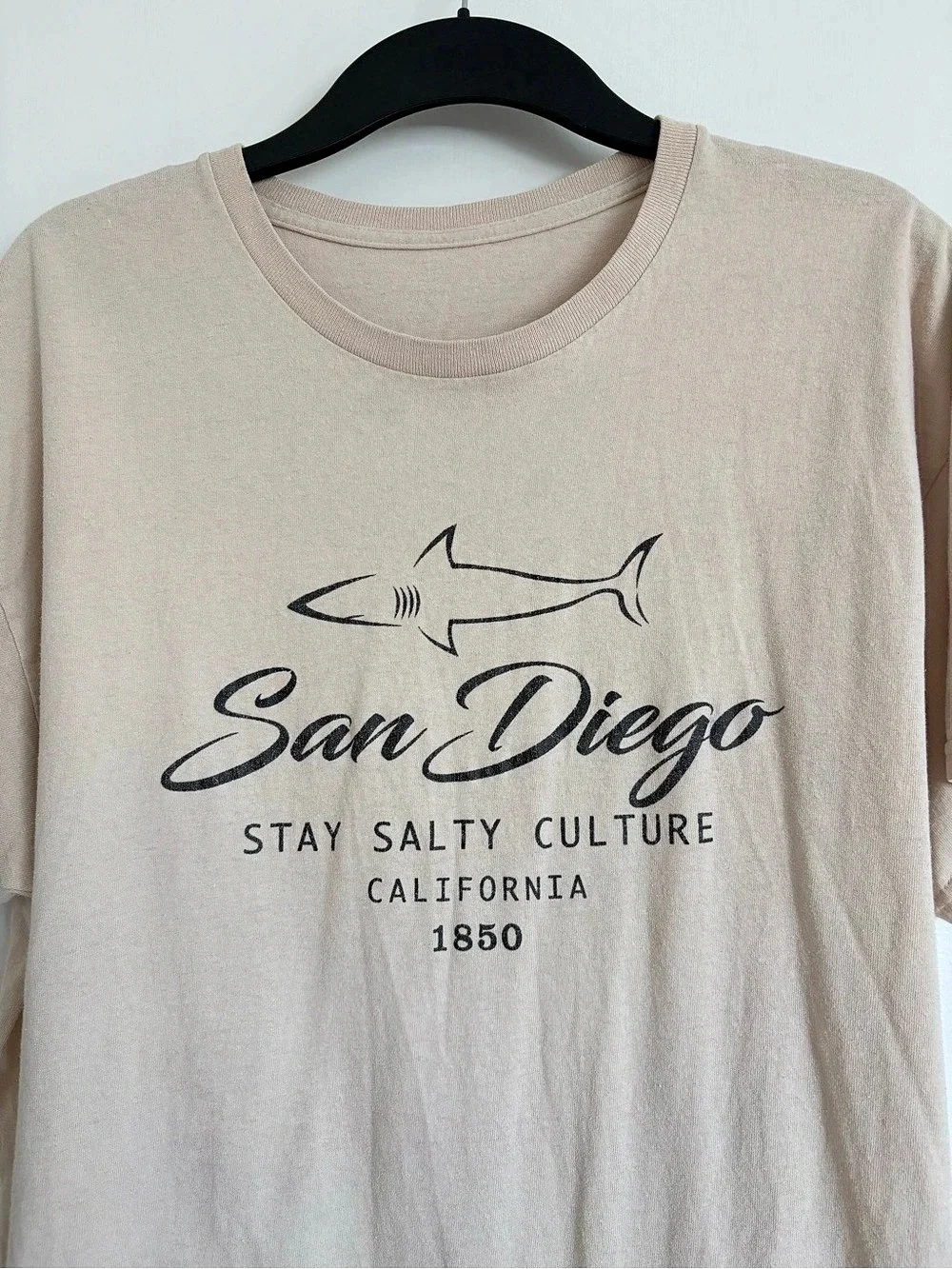 San Diego Graphic Short Sleeve Tee in Beige